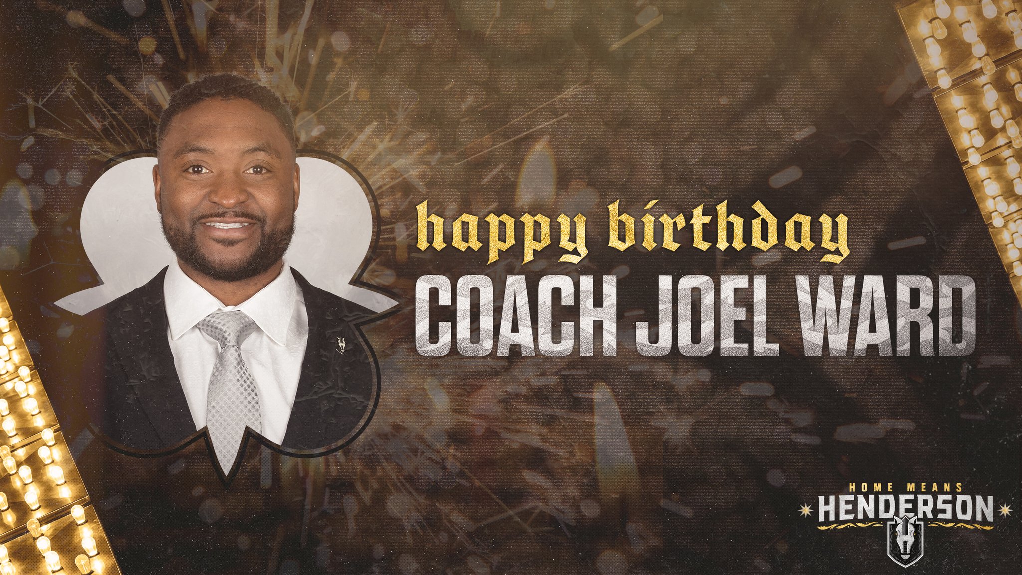 Happy Birthday Coach Joel Ward 