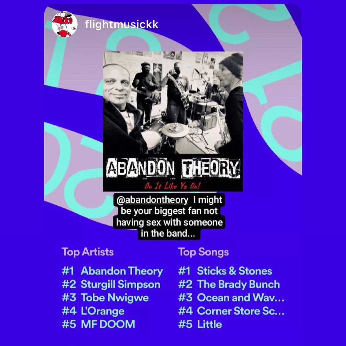 abandontheory's tweet photo. Thank you @flightmusickk for playing our songs on the radio!! 🍻 #OriginalMusic #SacramentoBand #NorCalBand #DanceBand #FlightMusic #supportlocalartists https://t.co/P9POZ3Eg0a