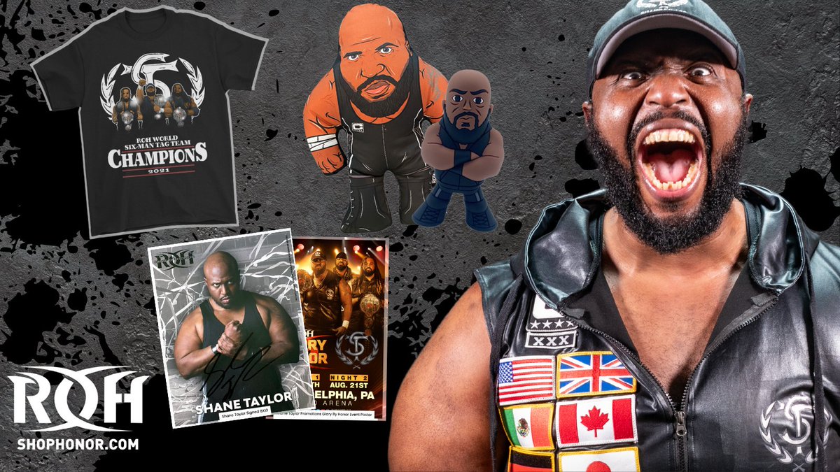 A very Happy Birthday to <a href="/shane216taylor/">RumbleBadManRumble</a> 🎉🎂🎈

Celebrate by getting Shane’s official <a href="/ringofhonor/">ROH - Ring of Honor Wrestling</a> Merch 

➡️ Shane Taylor Merch: bit.ly/2ZIeuO0
