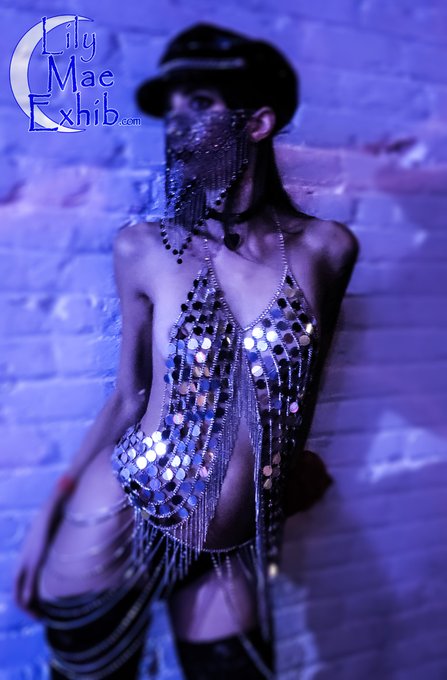 Charlie had me go to a nightclub wearing just this chainmail top and a thong.  I couldn't keep anything<a href="/tag/braless"class="tags"><span>#braless</span></a><a href="/tag/nsfw"class="tags"><span>#nsfw</span></a><a href="/tag/exhibitionist"class="tags"><span>#exhibitionist</span></a><a href="/tag/hotwife"class="tags"><span>#hotwife</span></a><a href="/tag/flashing"class="tags"><span>#flashing</span></a>