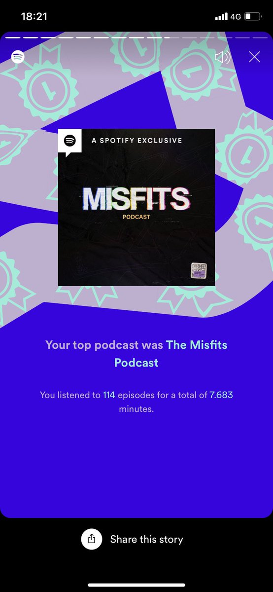UyceXI's tweet photo. @Misfits 5.4 days listening to the podcast again this year https://t.co/nqIULN3Hyu