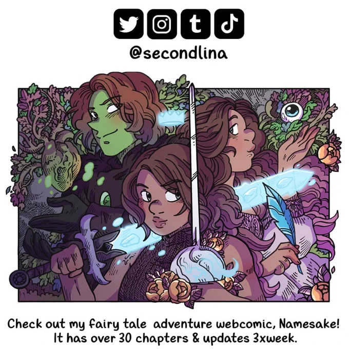 Please check out Crow Time on Webtoons &amp; Namesake on Hiveworks ~ 

☆https://t.co/22sCfqbIQC☆ 
♡https://t.co/rJ0sFNn2GZ♡ 