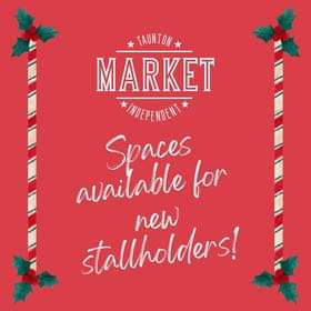 We have had two cancellations at <a href="/tauntonmarket/">@Tauntonmarket</a> this Sunday 5th September. 

The last TIM attracted over 6000 visitors so we are expecting this one to be very busy. We are fully booked for street food :)

#Stallholder #Christmas2021 #Christmasmarket