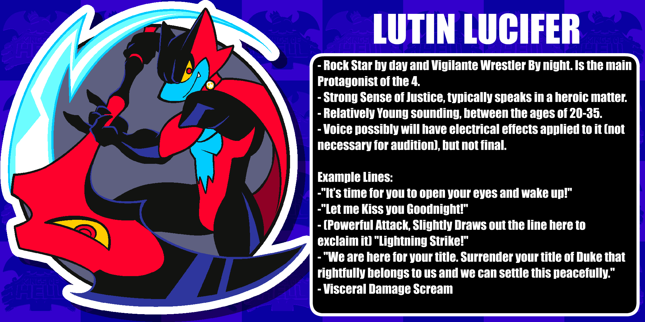 [CLOSED] [18+] VA's for Kings of Hell, a 3D Beat Em' Up! Voice Acting