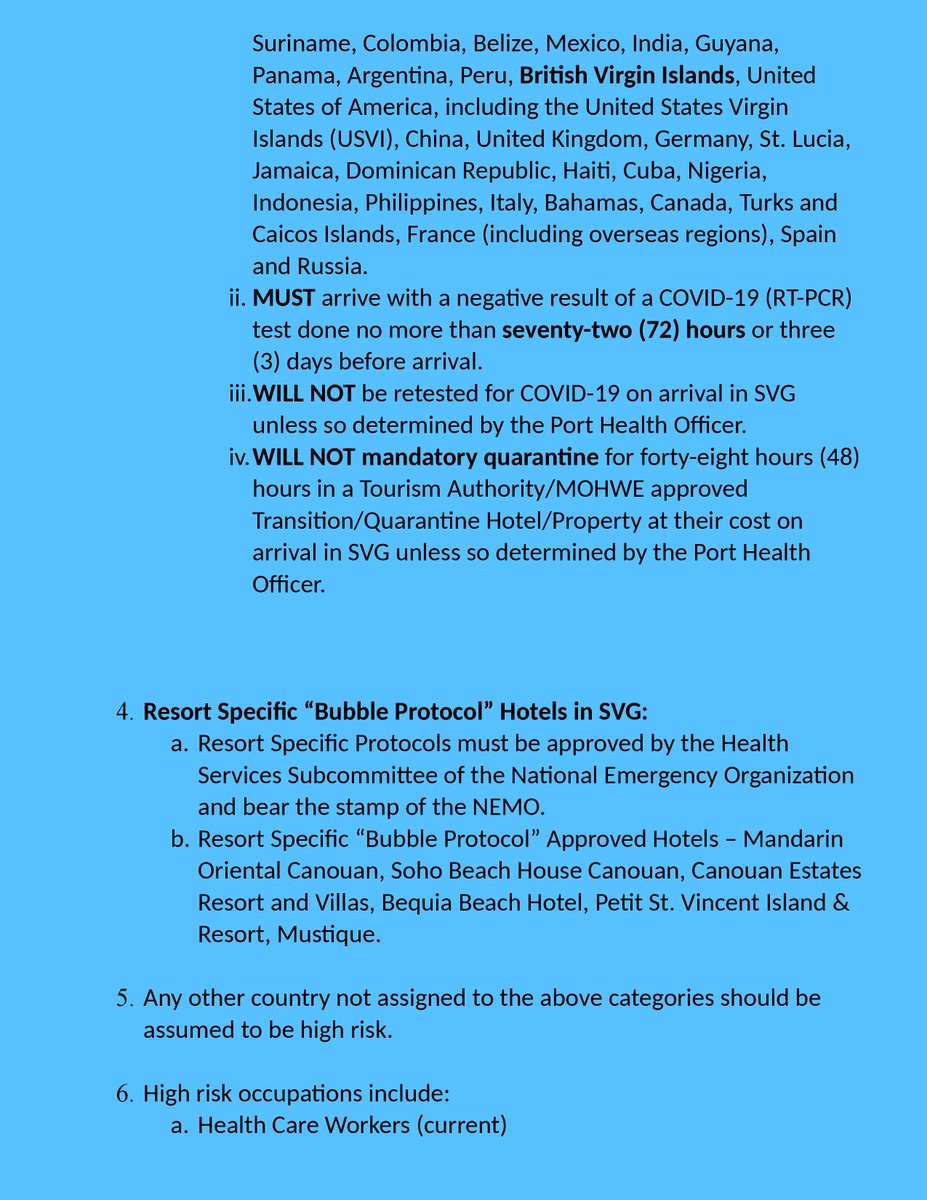 Invest_SVG's tweet photo. More information about COVID-19 travel protocols is available on the Ministry of Health Wellness and the Environment's website https://t.co/dUvm3FVhkn
Help us keep this disease in check by adhering to our COVID-19 travel protocols!
#visitSVG #InvestInSVG #covid19 #covid19SVG https://t.co/5K4JJdUtDa