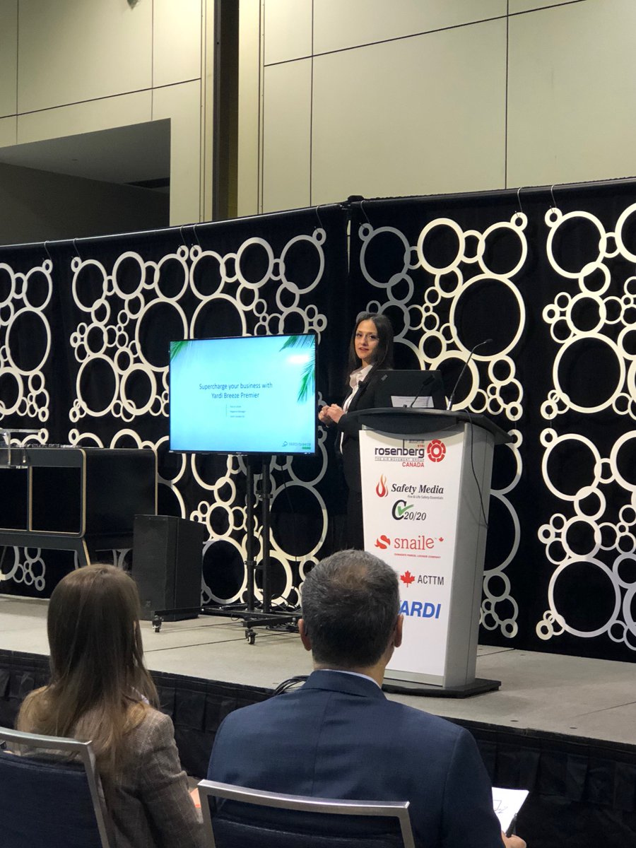 YardiBreeze's tweet photo. Are you attending @BuildingsCanada PM Expo? Connect with Parisa and our team at booth 701 this week to learn how to supercharge your #PropertyManagement operations with Yardi Breeze Premier! #TBS21 #PMExpo #BuildingsShow https://t.co/51SsDEniTv