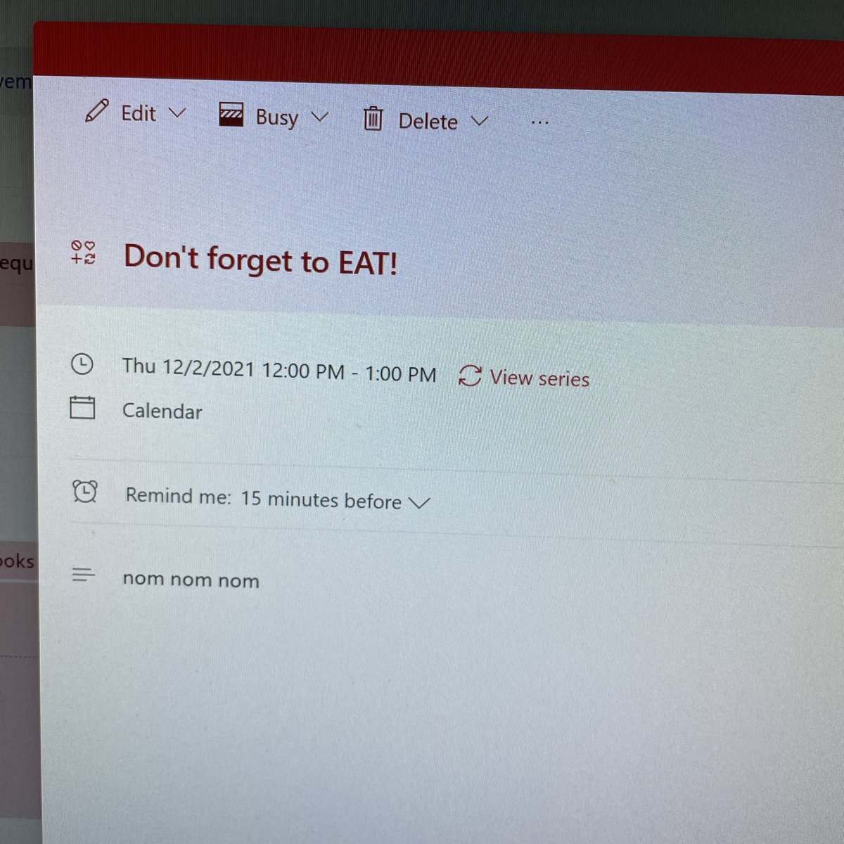 DevinMarble's tweet photo. #remotework #WorkFromHome #workthroughlunch #forgotfood #nomnomnom https://t.co/toq0NHwpGt