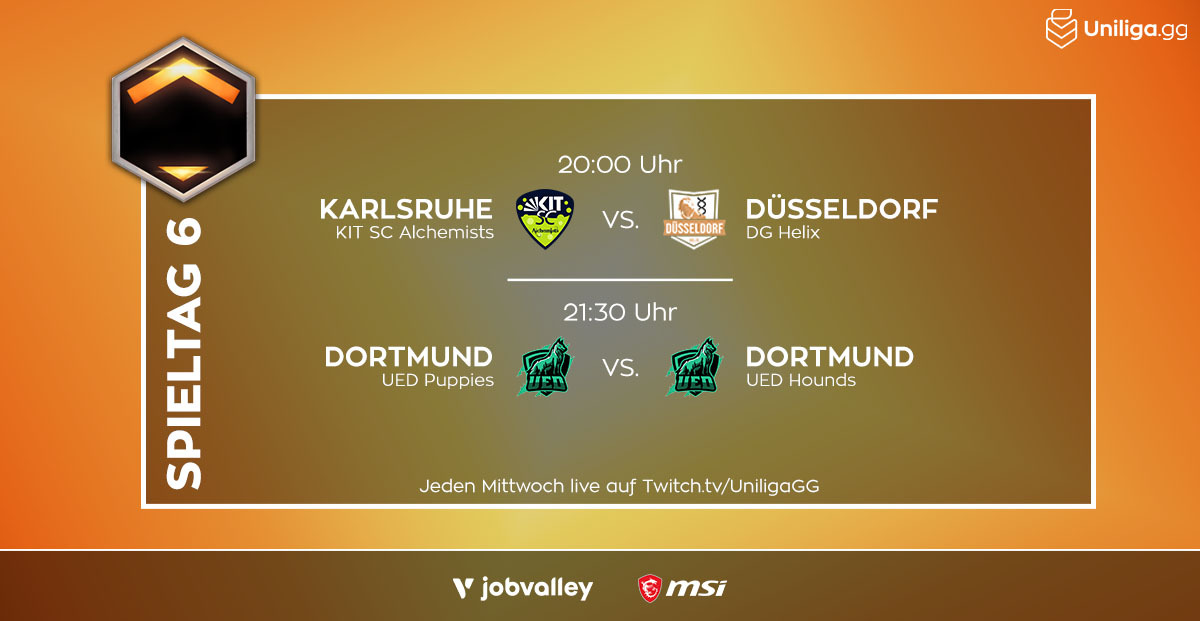 uniligaGG's tweet photo. #ow🦍

Science in Spiel 1 und im zweiten wird ein Team vor die Hunde gehen 🐶

⏰20:00
📺https://t.co/hcCVmAQ0nB
1️⃣@kitscesports Alchemists  ⚔️ @ddorf_gaming Helix
2️⃣@UEDortmund Puppies  ⚔️  @UEDortmund Hounds
🎙️@Jakob_leps &amp; @RoyalTZZZ
🎥JLEPS
🎬@dafrank_ https://t.co/SG3NyLpUi3