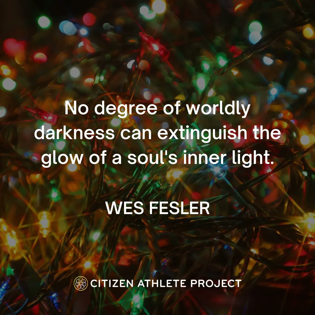 CitizenAthlete's tweet photo. It's National Christmas Lights Day - what better way to celebrate than to light up your day with passion and hard work?
...
#CitizenAthlete
#CitizenAthleteProject
#ParticipateWithPurpose
#PersonalGrowth
#LeadershipDevelopment
#GreatCitizenship https://t.co/m3dRGDrfEi