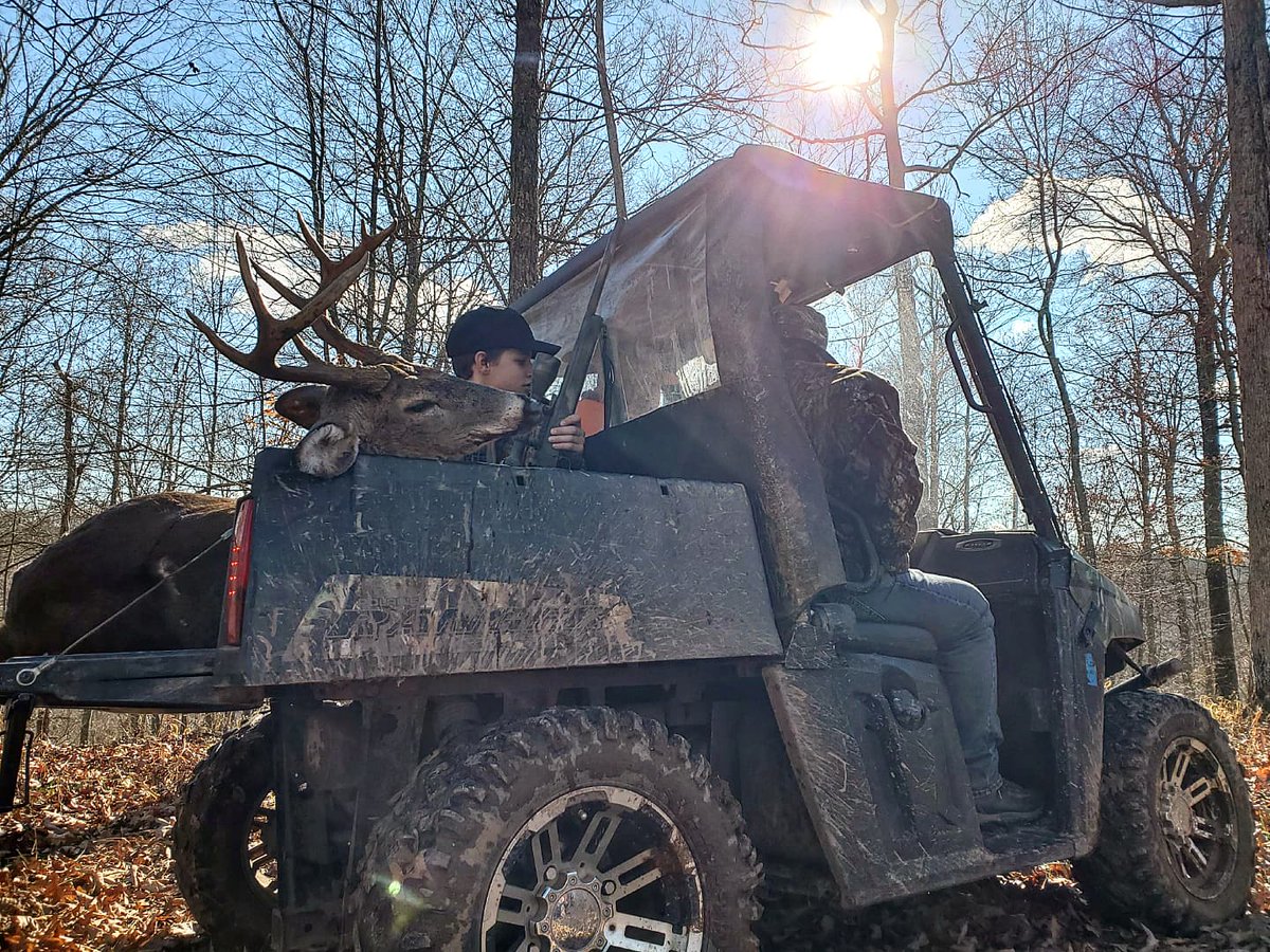 WVWhitetailCo's tweet photo. Opening week of rifle season had some success.. Titus put his first ever buck on the ground and it was a good one at that!
#WVWhitetail https://t.co/sQa6W5mAVC