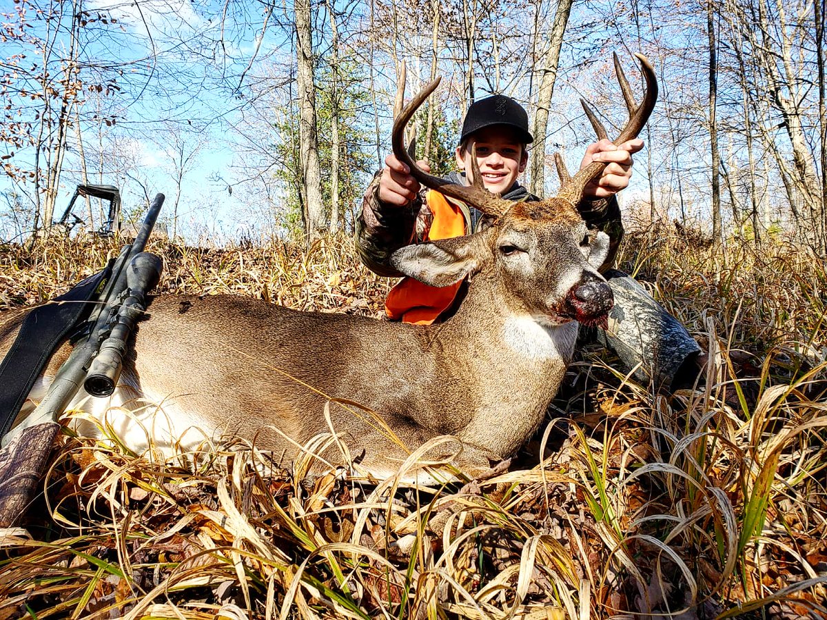 WVWhitetailCo's tweet photo. Opening week of rifle season had some success.. Titus put his first ever buck on the ground and it was a good one at that!
#WVWhitetail https://t.co/sQa6W5mAVC