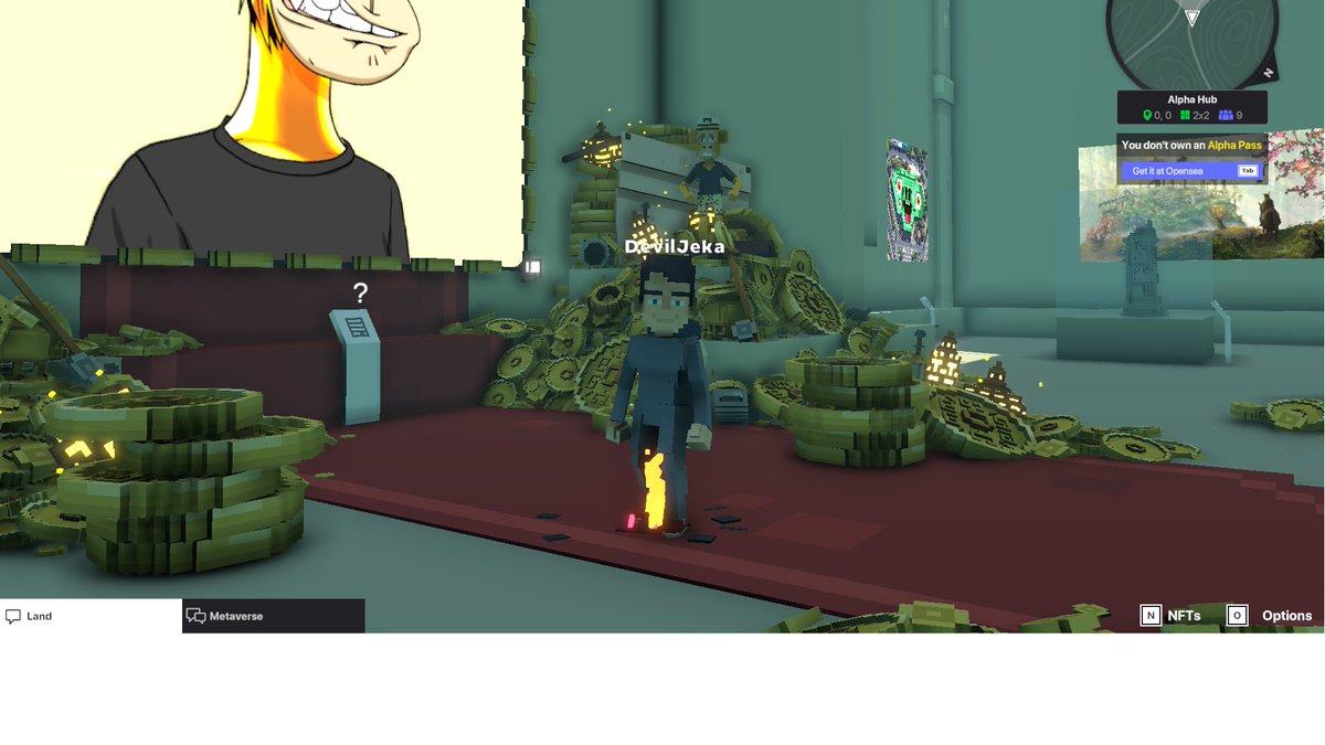 simonlechef's tweet photo. @TheSandboxGame My skin  couldn't load properly but I got lazered for that ! https://t.co/e5pwd71oOb