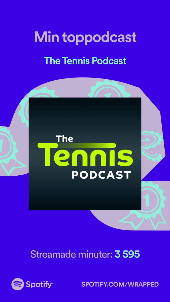PontusStromberg's tweet photo. @TennisPodcast started listening in June. Safe to say I'm now a fan of TTP. https://t.co/VndkO0DZJc