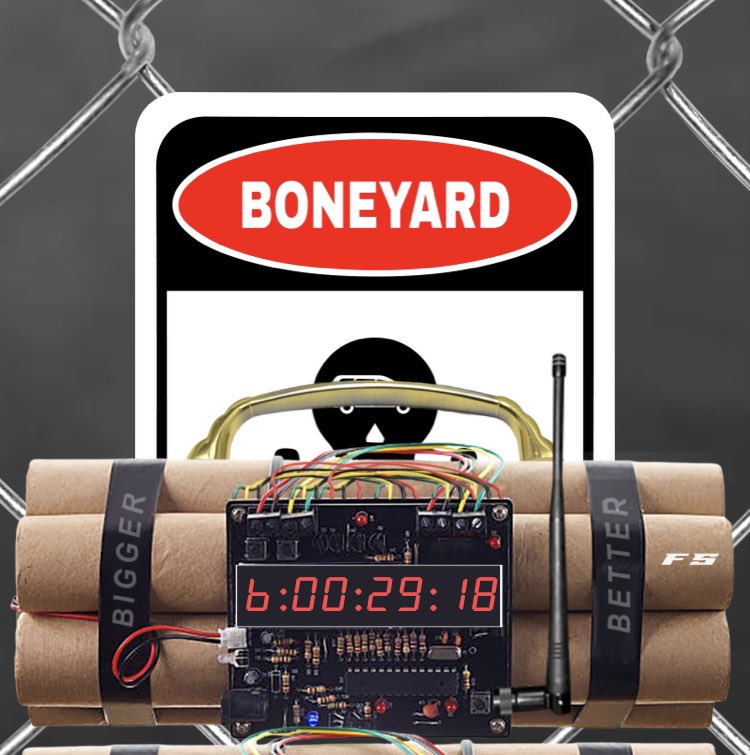 Only six days until everything changes forever. 

boneyard.jaypegsautomart.com

<a href="/jaypegsautomart/">Jay Pegs Auto Mart 🤝</a> <a href="/TomBrady/">Tom Brady</a> <a href="/jesus/">Jesus Christ</a> <a href="/god/">God</a> <a href="/elonmusk/">Elon Musk</a>