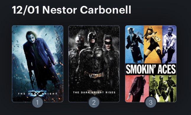 Hoy cumple años el actor Nestor Carbonell (54). Happy Birthday ! Aquí mi miniRanking: 