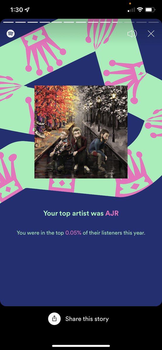 H0ney_Beetle's tweet photo. I knew I was depressed but I didn’t think I was “only listen to @AJRBrothers all year”kinda depressed😳#SpotifyWrapped https://t.co/gYGRXuM64K