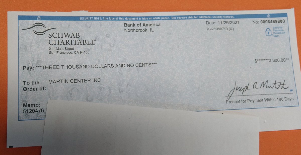 Our 2022 Annual Campaign is underway.  We are very grateful to this donor and would be grateful to you, too!