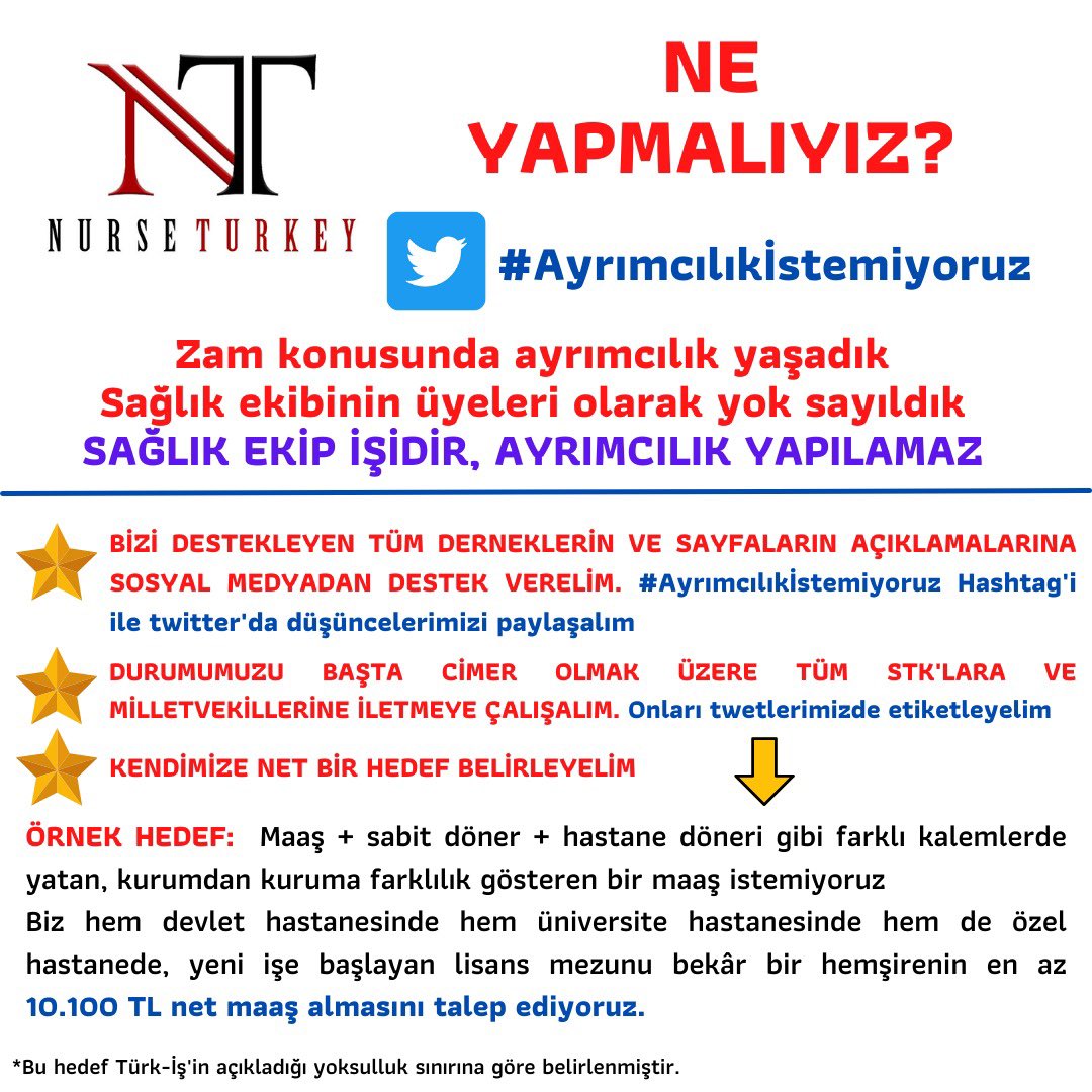 nurseturkey's tweet photo. #Ayrımcılıkİstemiyoruz https://t.co/n4SA0WkB13