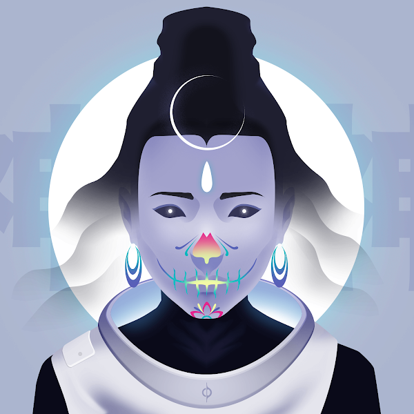 hahchu77's tweet photo. .@NeonPantheonNFT
 just made me a #NeonGuardian! What an absolute honor!!!! I love this community with all my heart! Also, TAKE A LOOK AT MY REVEALED DEITIES aren't they STUNNING??? https://t.co/5wKTLCll7H