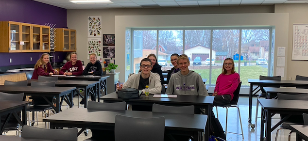 Our first Knowledge Bowl practice was a competitive one! #goodhueschool #knowledgebowl