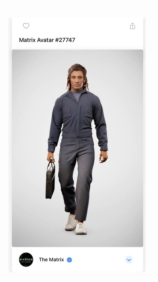 brandonluau's tweet photo. Does he look like a villain or the one? #NiftysMatrixAvatars #NFTs https://t.co/Hjj3hmhtL5