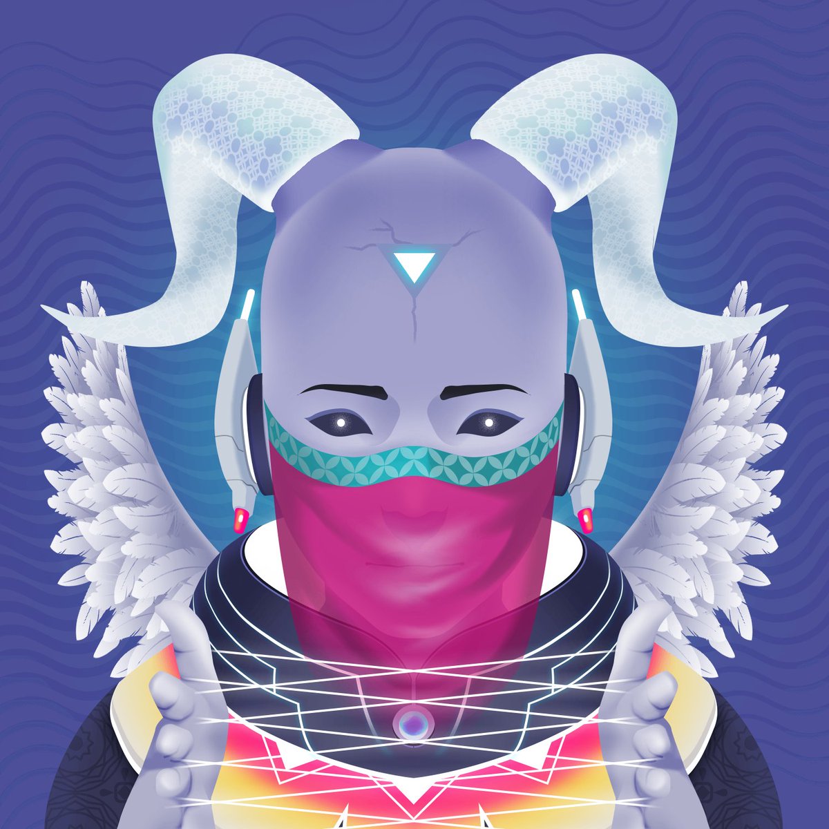 siw0bbyte's tweet photo. Love my @NeonPantheonNFT deity! 😁 https://t.co/26NTDfzIy0