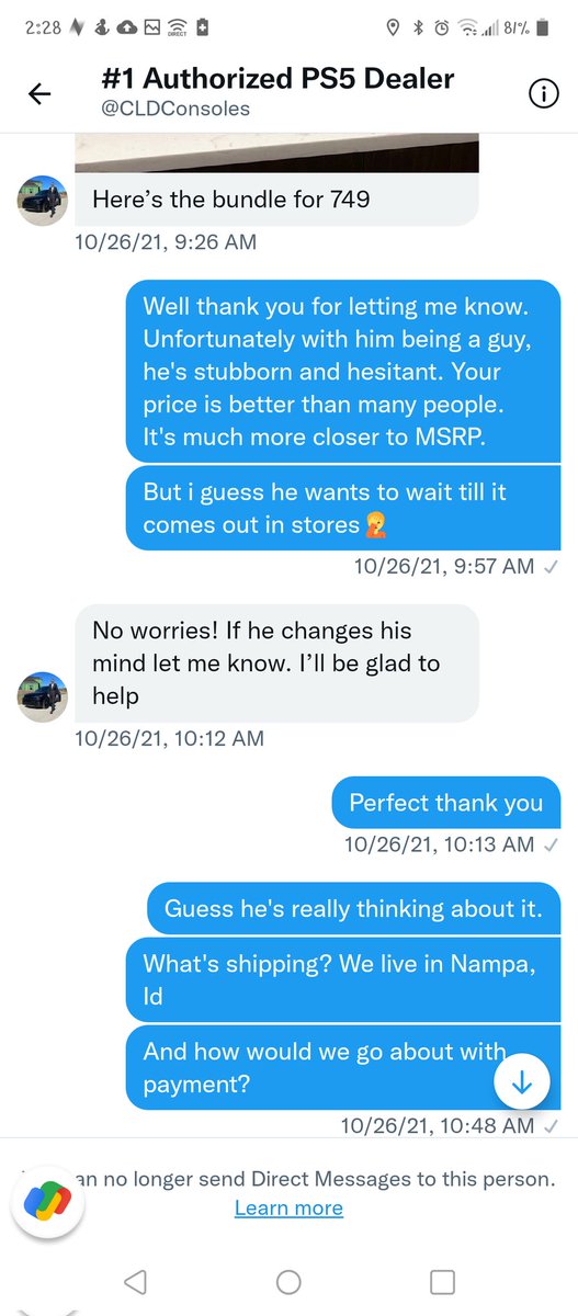 DonnaJeanInman's tweet photo. @CLDconsoles has changed their name to something else. They are scamming people for money! https://t.co/3TP9qvADdZ