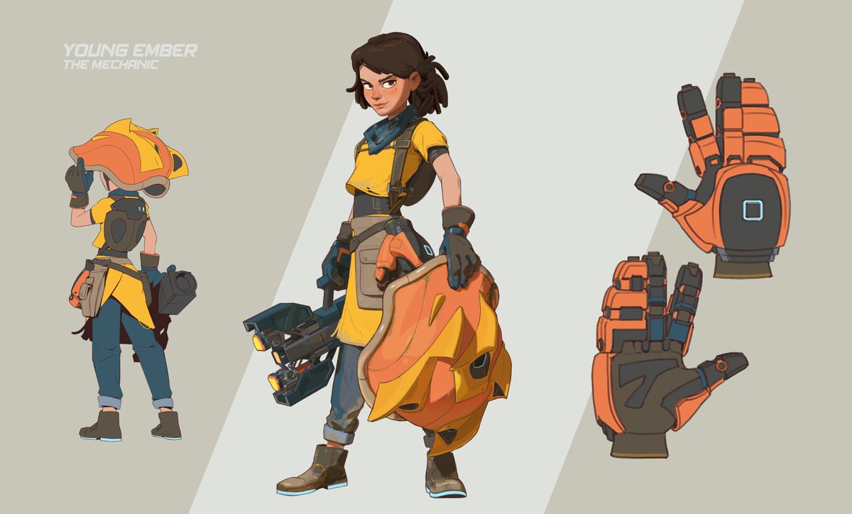 maxfrorer's tweet photo. I remastered a 2018 design of a mechanic girl named Ember. I feel like I’ve grown a lot this year as an artist and am excited to share more with you all soon!
https://t.co/DL9uN7tJrp
#characterart #conceptart https://t.co/wv9CAqxxt4