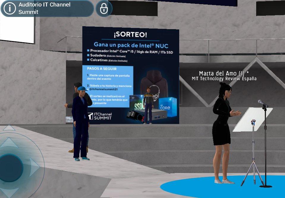 ITCSUMMIT21's tweet photo. Ahora le toca a @martadelamo, que nos va a hablar sobre inteligencia artificial. Además, se ha hecho un avatar muy molón! https://t.co/shaK2yEXEb