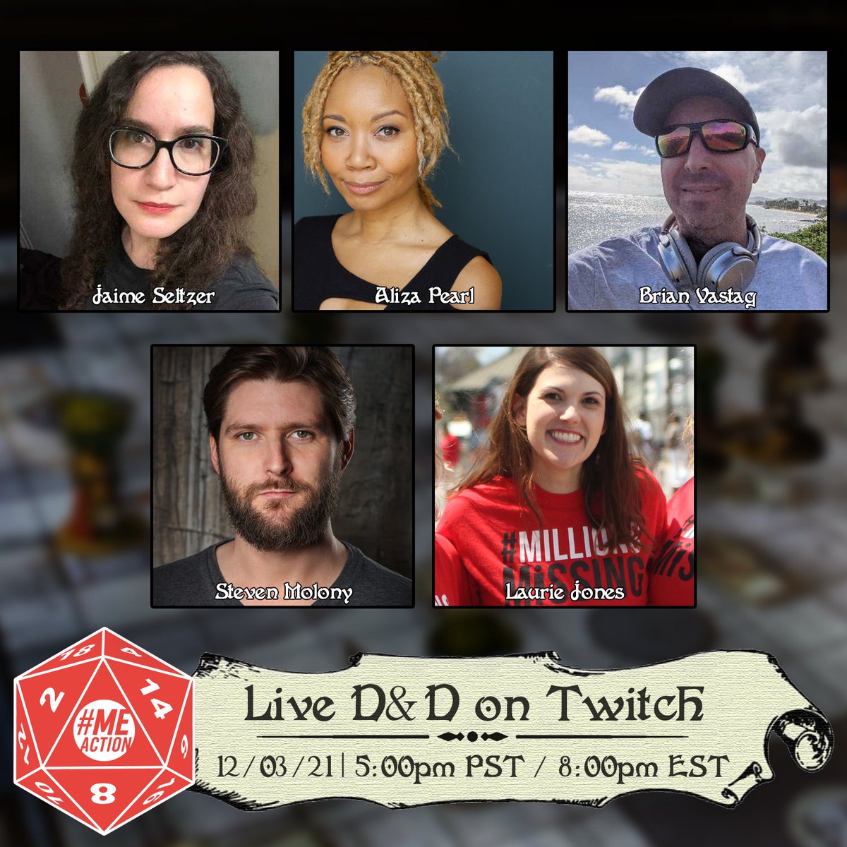 MEActNet's tweet photo. Join #MEAction’s Giving Adventure as we play a role-playing adventure game on @Twitch Friday December 3rd at 5 pm PST/ 8 pm EST. https://t.co/Bgg2n8dYcp

There are lots of gamers in our awesome community &amp; we thought it would be fun than including a game in our adventure! #pwME https://t.co/Pwcw2W8ACX