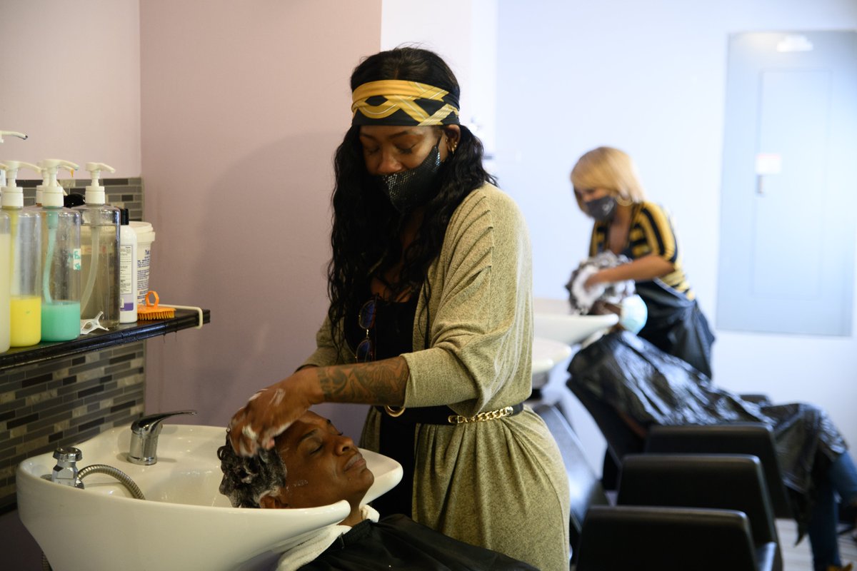 “We Cut, We Color, We Care” is the motto at Charlie’s Angels. The premier salon specializes in diverse hair types and beauty services, and while appointments can be made conveniently online, walk-ins are always welcome! Go check them out at 1635 W Trade St #1F Charlotte NC 28216