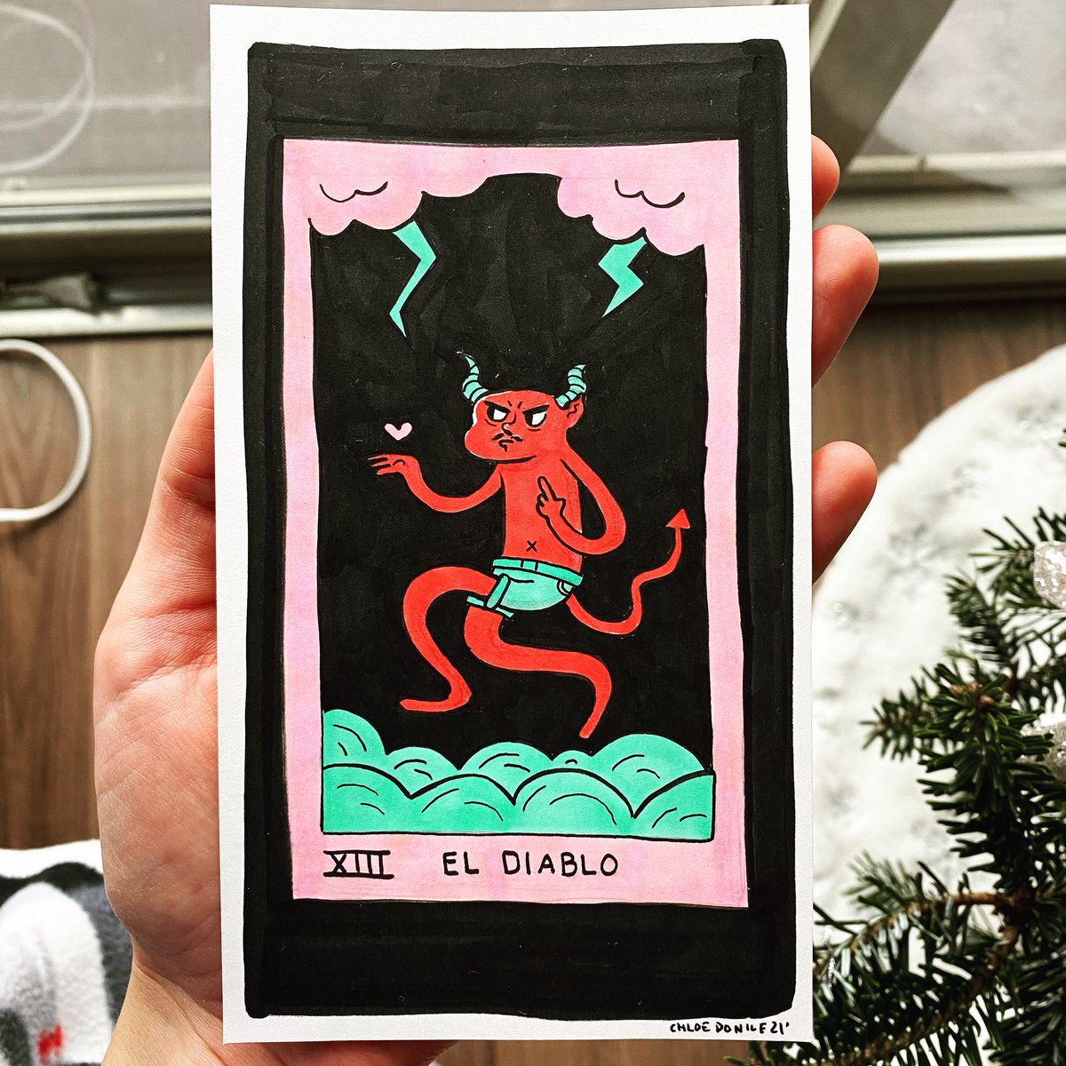 ChloeDonile's tweet photo. #TarotReading 👹😂 https://t.co/uKt6HHLiph
