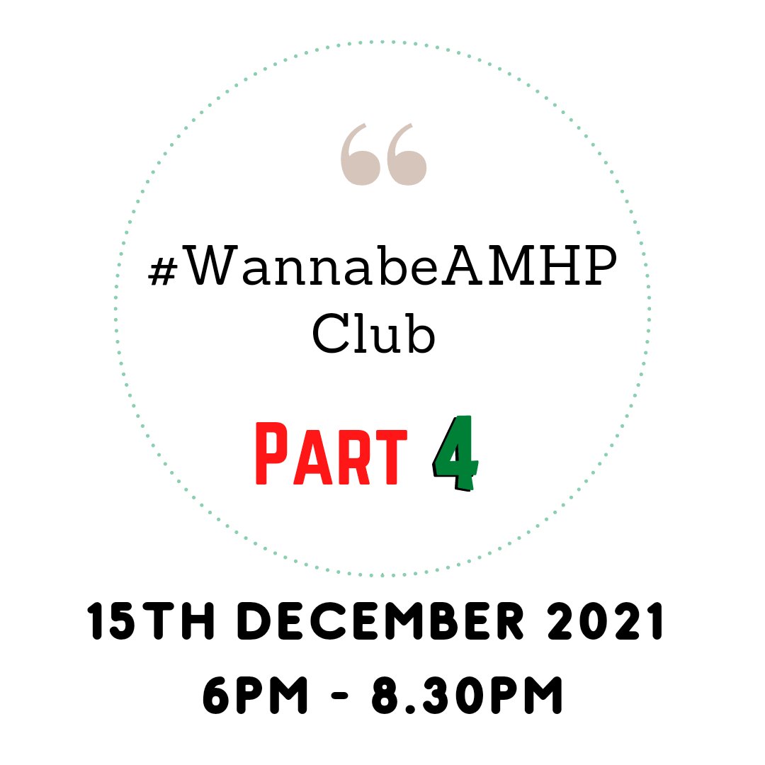 Are you a student or person with an interest in finding out about Section 135 and 136 of the Mental Health Act from different points of view ? 

Why not join us on 15th December!

Register TODAY for FREE!

Special 2 part session ✅

eventbrite.co.uk/e/wannabeamhp-…