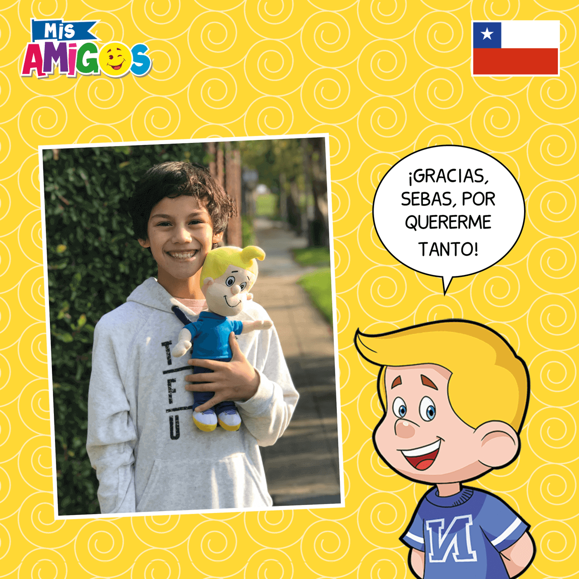 ¡Cuánto nos gusta conocer a nuestros amiguitos! 💙

¿Quieres ser parte del 𝐂𝐥𝐮𝐛 𝐝𝐞 𝐋𝐞𝐨? Envía tu dibujo o una foto a ➡️misamigos@aces.com.ar