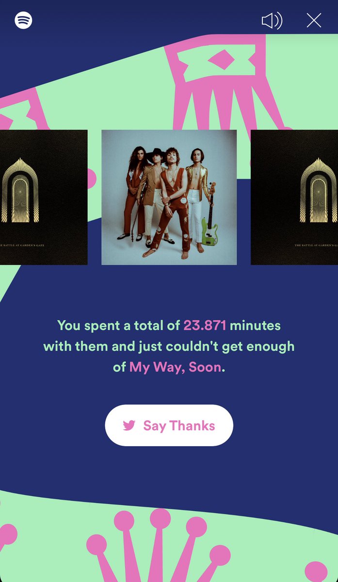 MSchothuis's tweet photo. #SpotifyWrapped #gretavanfleet @GretaVanFleet https://t.co/JWuubbN2PJ