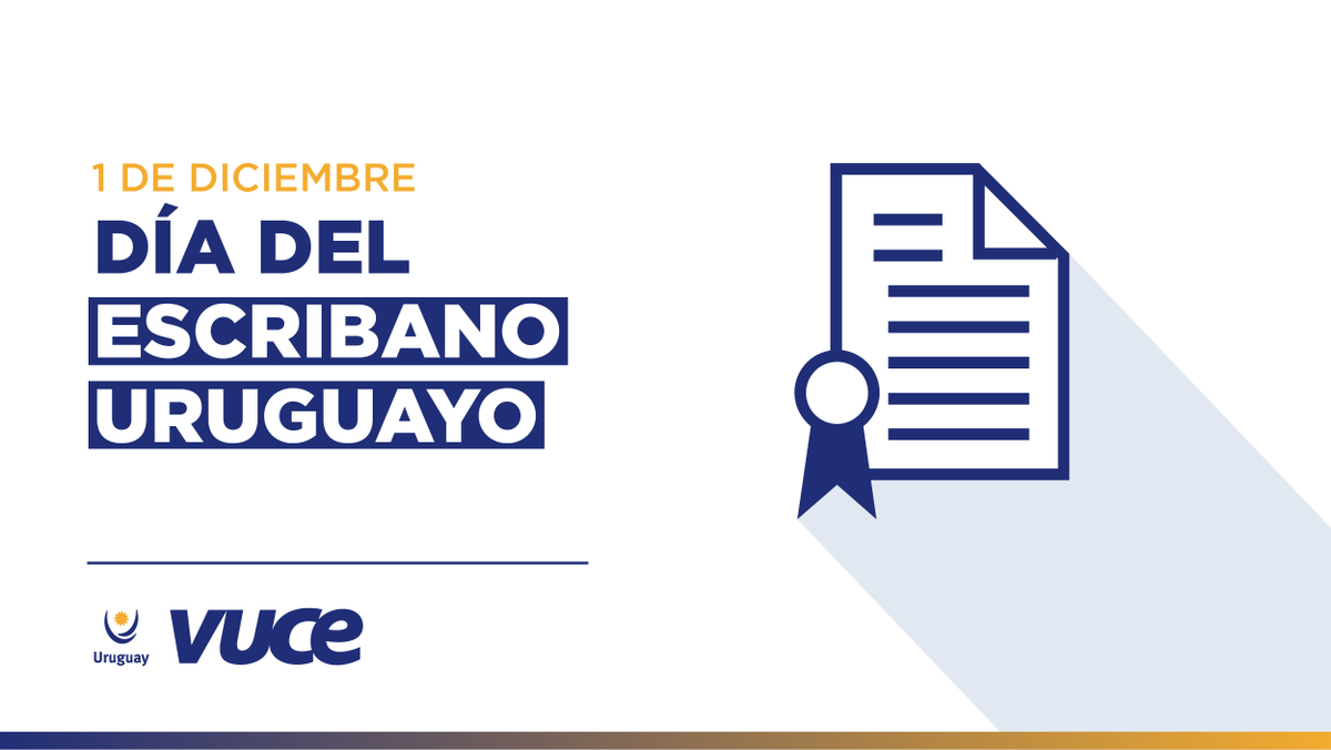 vuceUY's tweet photo. Como cada 1º de diciembre saludamos a todos los Escribanos en su día. https://t.co/cqfZk4J2fv