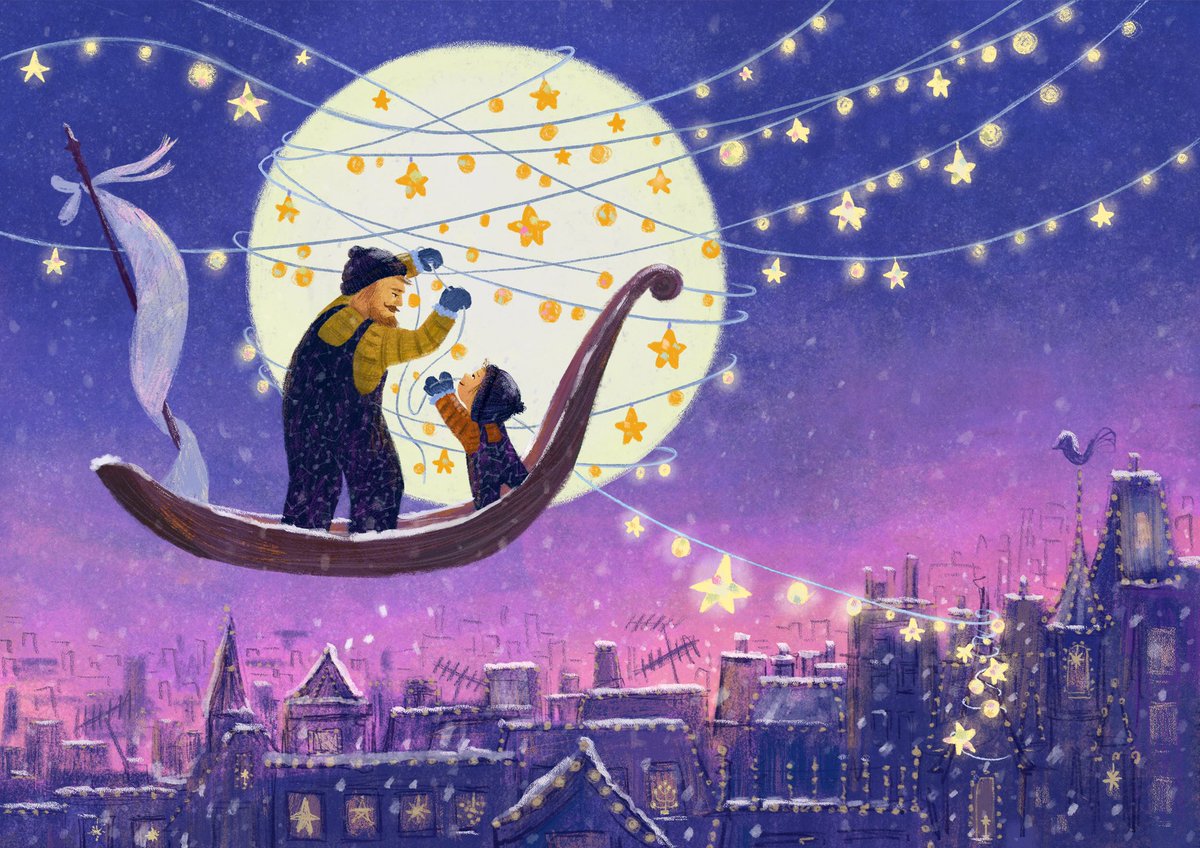 samhayauthor's tweet photo. Christmas preparations by the #StarMakersApprentice ๐๐๐Magical artwork by @lixinmakesart โจ@FarshoreBooks @gemma_cooper https://t.co/bUEqWQhceN