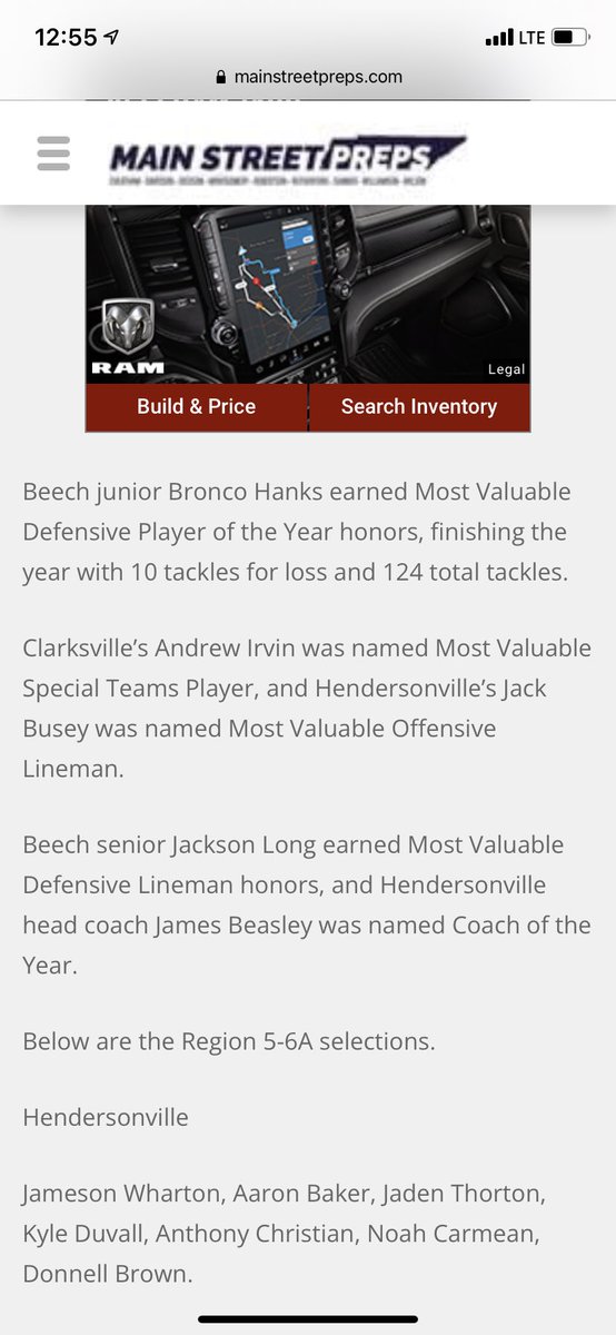 Bless to be named 6A Most Valuable Special Teams Player and 1st Team All County #lefties <a href="/ClarksvilleFB/">Clarksville Football</a>