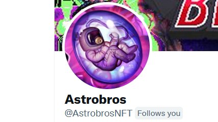 crypticmac96's tweet photo. @AstrobrosNFT new Twitter pfp and new Logo on IMX? Probably nothing....👀👀💪🏻#Astrobros #IMX #BlueChip https://t.co/iYyj1KIlWX
