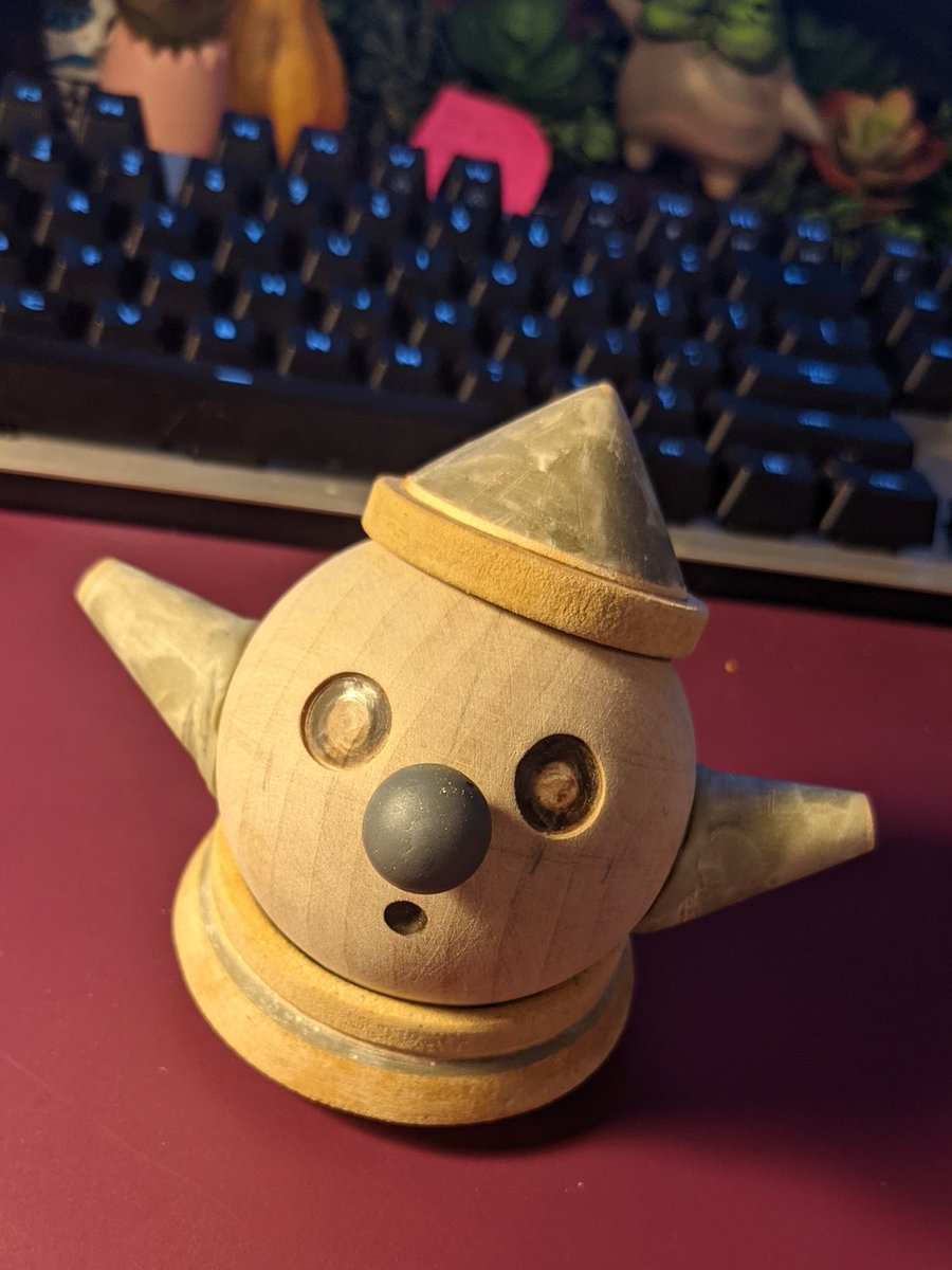 gluemish's tweet photo. #wipwednesday !?
Please enjoy this little guy!
#ACNH #animalcrossing #gyroid #tockoid #propmaking #Nintendo #どうぶつの森 https://t.co/oBfsKjbIyn