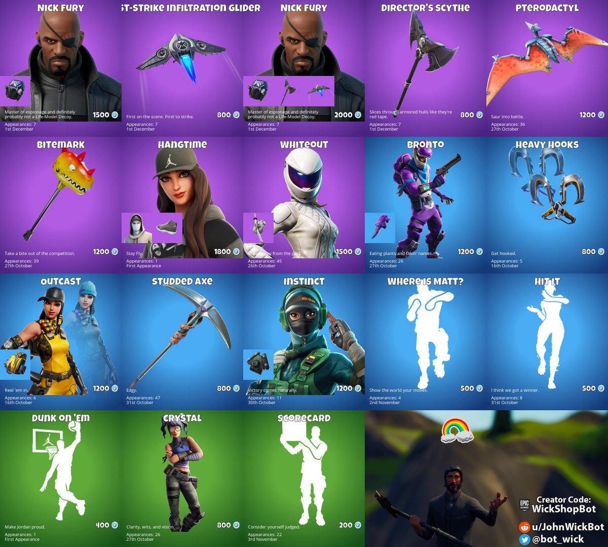 bot_wick's tweet image. Daily Shop (2021-12-2)