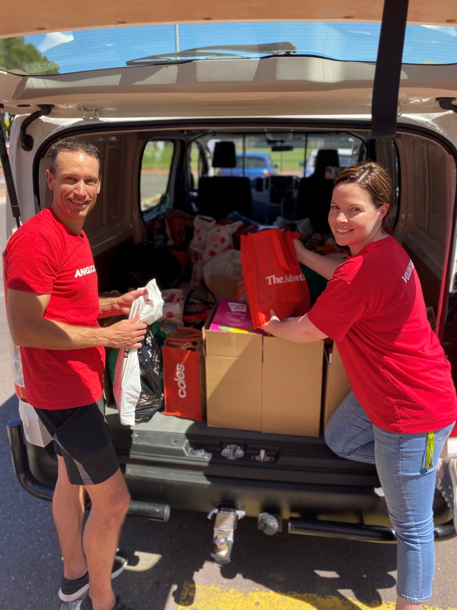 @AnglicareSA (@anglicaresa) on Twitter photo We are so grateful for the generosity of the SA community, donating hundreds of hampers to our annual Christmas Food Hamper Drive. <a href="/BeyondBank/">Beyond Bank</a> volunteers were busy collecting donations this week #AnglicareSA #christmas We are so grateful for the generosity of the SA community, donating hundreds of hampers to our annual Christmas Food Hamper Drive. <a href="/BeyondBank/">Beyond Bank</a> volunteers were busy collecting donations this week #AnglicareSA #christmas
