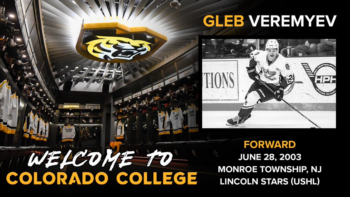 SIGNED!

Welcome to <a href="/ColoradoCollege/">Colorado College</a>, Gleb Veremyev!

#NewTiger 
#CCTigers