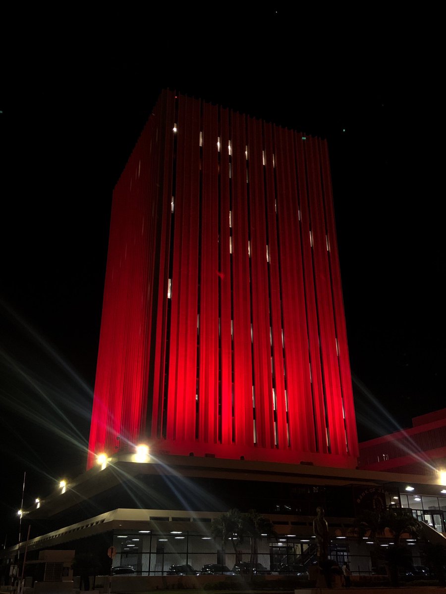 kgninred's tweet photo. 📍Bank of Jamaica. 

#WorldAIDSDay https://t.co/Izi4UPlpHK