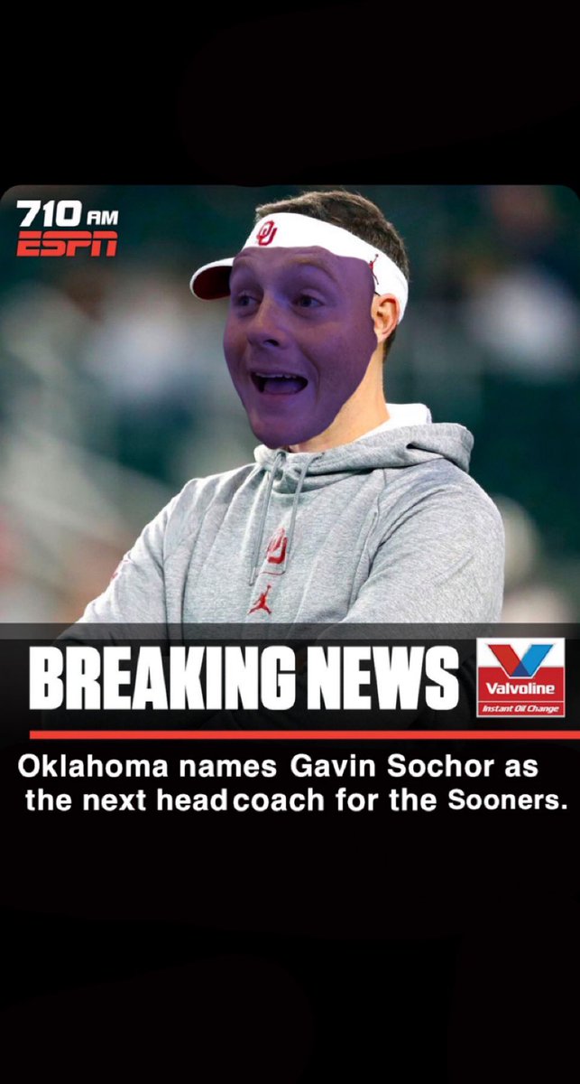 🚨BREAKING NEWS🚨 Sooners find their guy.