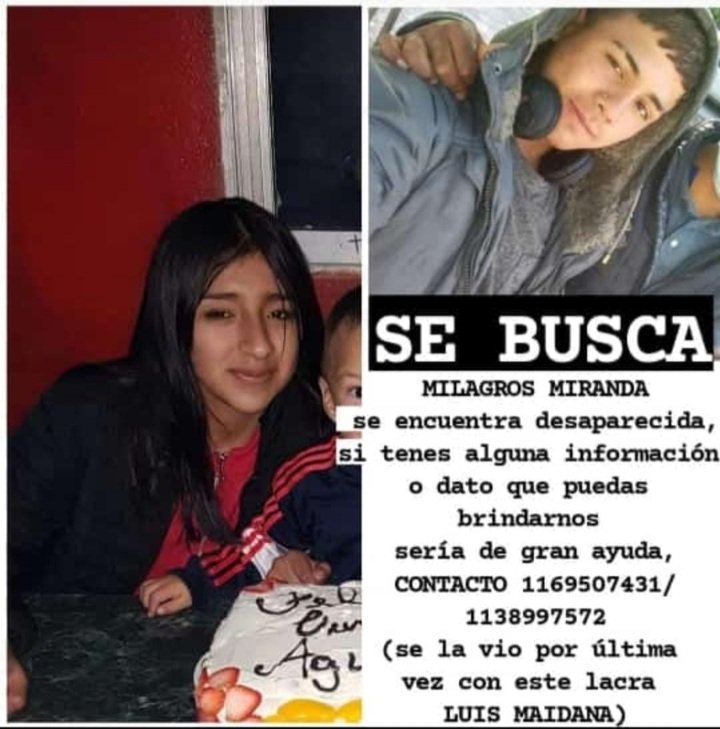 luciahellin's tweet photo. Estamos buscando a Milagros Miranda. https://t.co/GmUwUEDkw9
