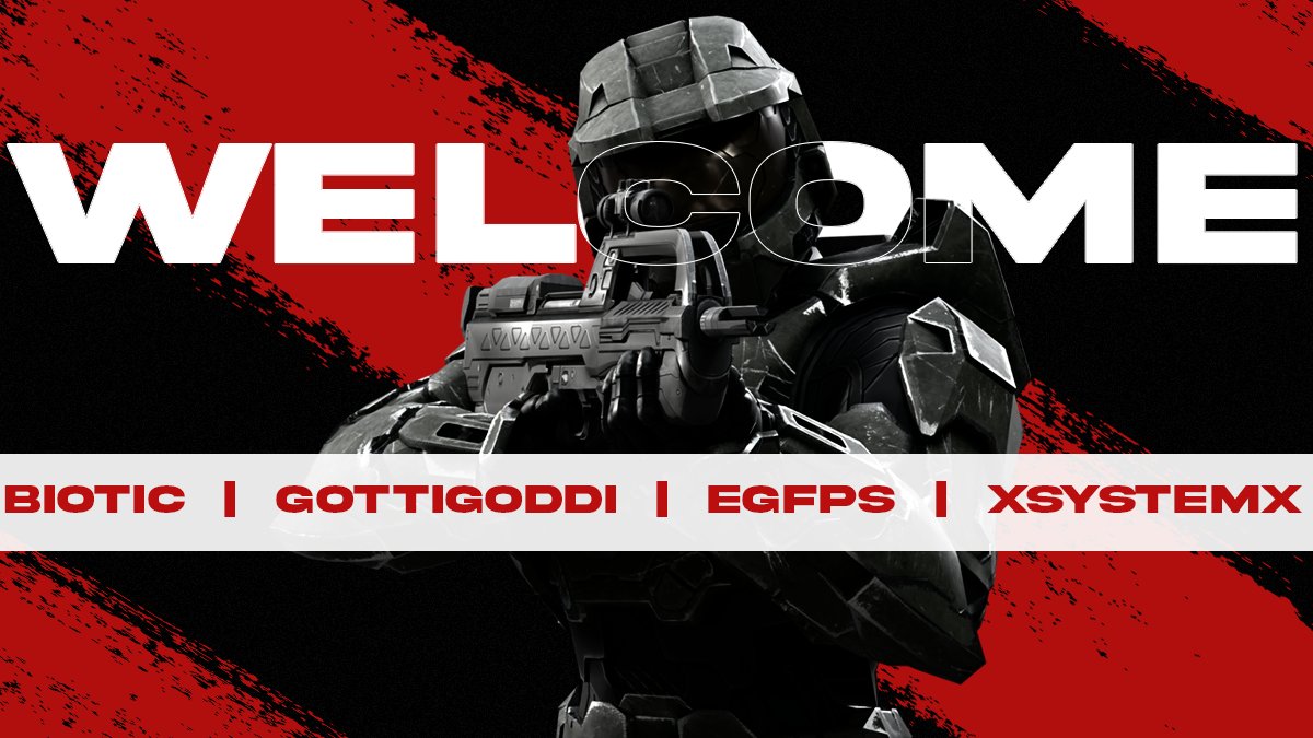 CourageArmy's tweet photo. Lets welcome our official HCS Roster into the Org 
#havecourage #armyofcourage

xSystemx | @xSyst3mx 
Biotic | @YTBiotic 
Ethan | @EG_FPS 
GottiGoddi |  @GottiGoddii https://t.co/mbrMUDdbDF