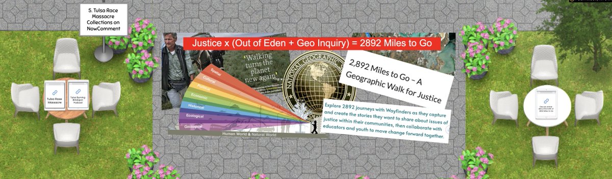 Join us 9E/8C/7M/6P at kumospace.com/youthvoices Whether you've engaged your students  Paul Salopek's Out of Eden Walk, or
The Geo-Inquiry Process or Write Out #writeout
<a href="/sriii2000/">Sam Reed III</a> &amp; @AshleyLambS  invite you to learn about a new project
2892 Miles to Go 2892walk.org #NWP