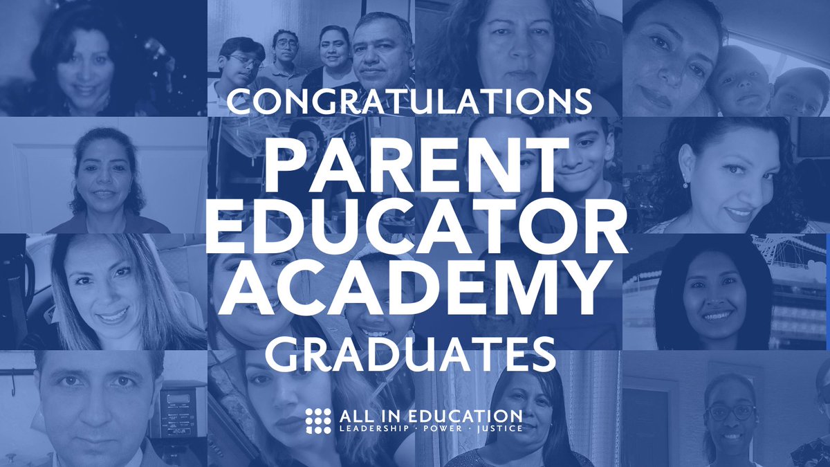 allinedaz's tweet photo. Felicidades🎉 to our 91 graduates of the Fall 2021 cohort of the Parent Educator Academy. Every single one of our graduates is committed to becoming the advocates and leaders our education system and students need.
#ParentPower #PoderDePadres https://t.co/3BM4syg444