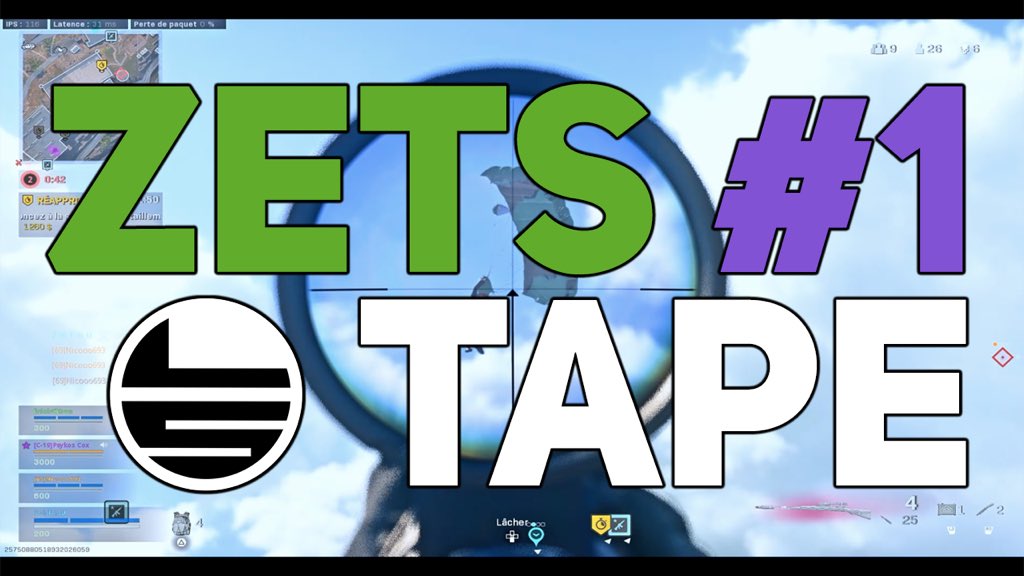 laspheretv's tweet photo. | Nouvelle et première « ZETS TAPE » d’une longue série ! 

Retrouvez-nous en live sur Twitch d’ici peu 🔥

Abonnez-vous et laissez vos impressions ! 🚨 

( https://t.co/NNFYKBIUaZ ) 

#lasphere #zetsu #zetstape #callofduty #warzone #cod #compilation #new #youtube #twitch https://t.co/WopBPiO6Zd